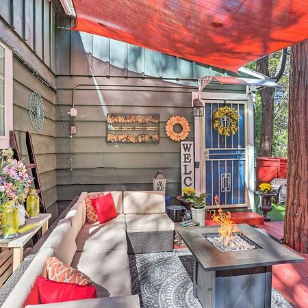 Boho Crestline Cabin, 1 Mile To Lake Gregory! Экстерьер фото