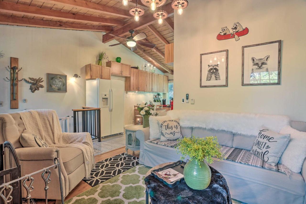 Boho Crestline Cabin, 1 Mile To Lake Gregory! Экстерьер фото