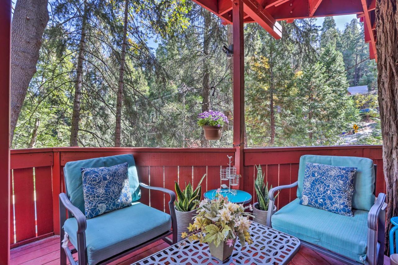 Boho Crestline Cabin, 1 Mile To Lake Gregory! Экстерьер фото