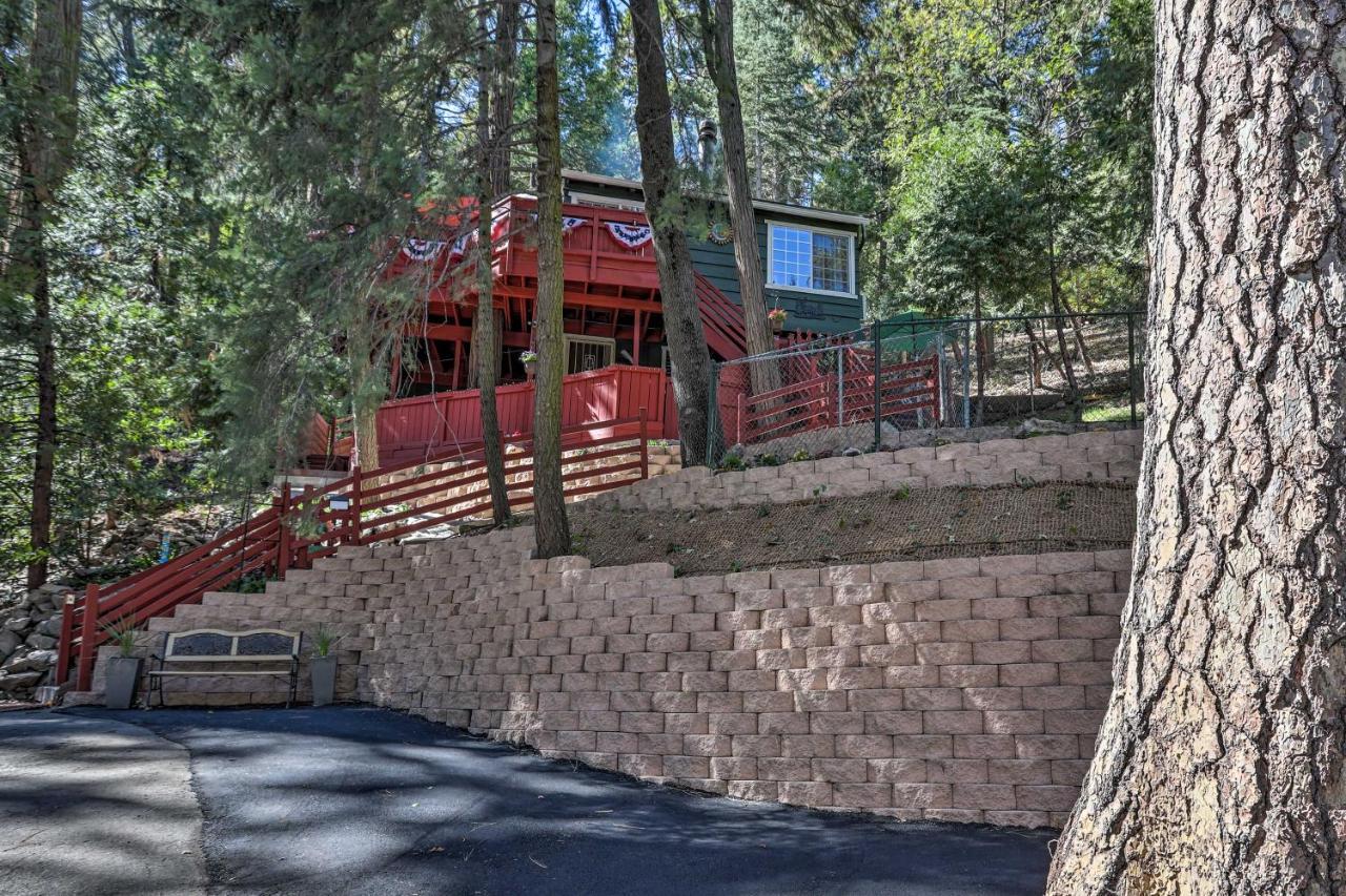 Boho Crestline Cabin, 1 Mile To Lake Gregory! Экстерьер фото