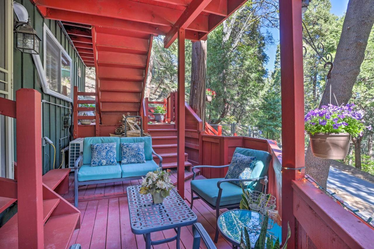 Boho Crestline Cabin, 1 Mile To Lake Gregory! Экстерьер фото